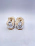 Shoo pom fur silver/off white